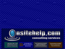 Tablet Screenshot of onsitehelp.com